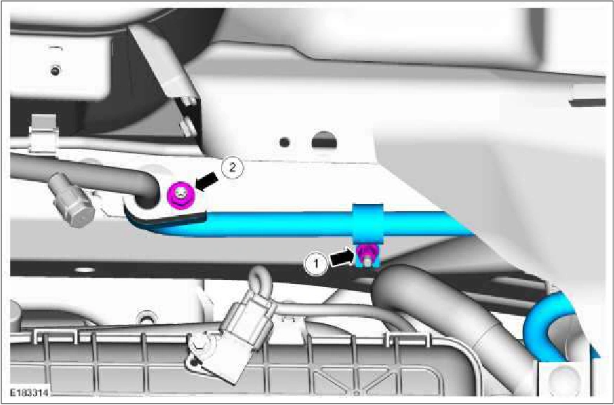 Evaporator Outlet Line - 5.0L 32V Ti-VCT — original illustration 2, reference 3789
