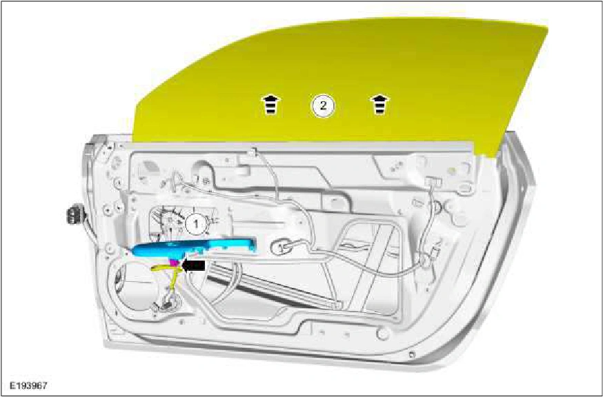 Door Window Glass Adjustment - Convertible — original illustration 1, reference 1272