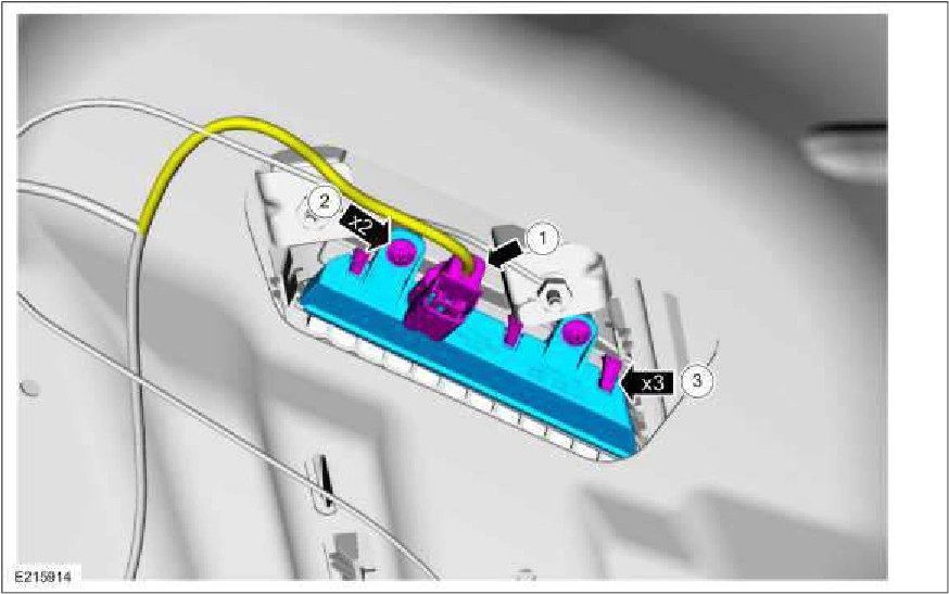 Hood Turn Signal Indicator Lamp — original illustration 1, reference 5786