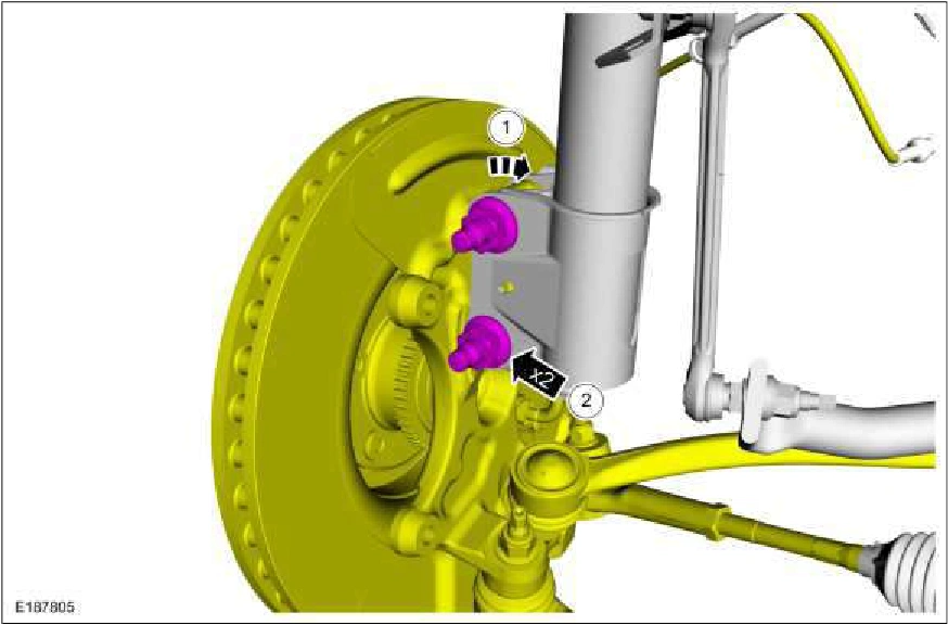 Front Strut and Spring Assembly — original illustration 1, reference 2453