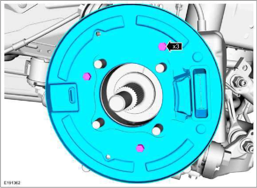Brake Disc Shield - Vehicles With: SVT Performance Package — original illustration 1, reference 2858