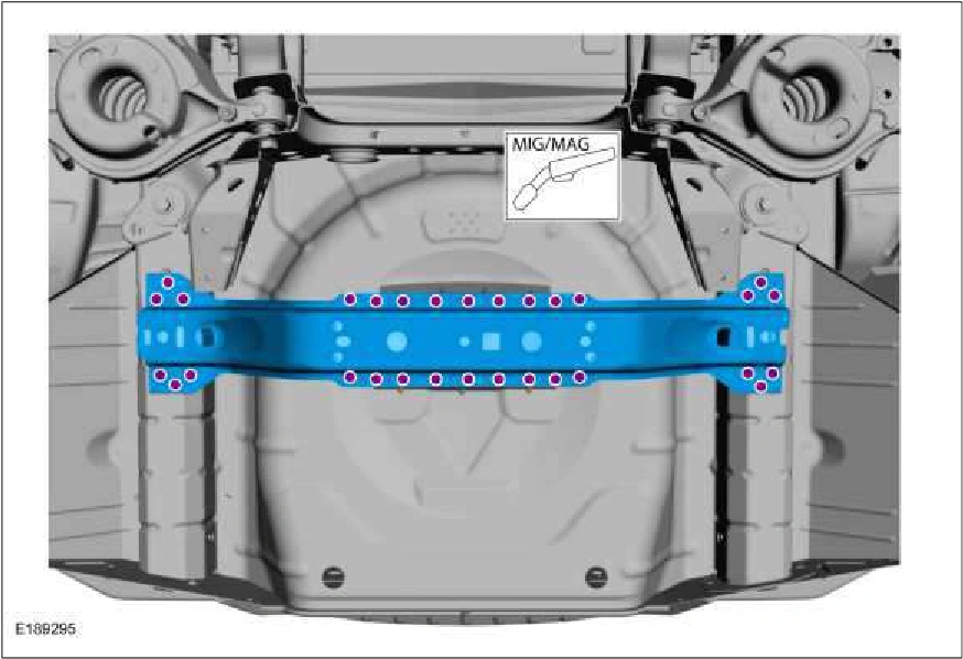 Rear Floor Panel — original illustration 1, reference 2365