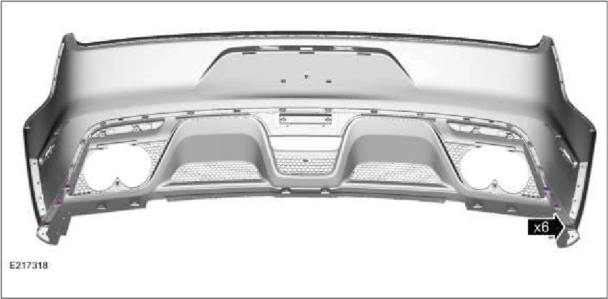 Rear Bumper Cover - Vehicles With: SVT Performance Package — original illustration 1, reference 1714