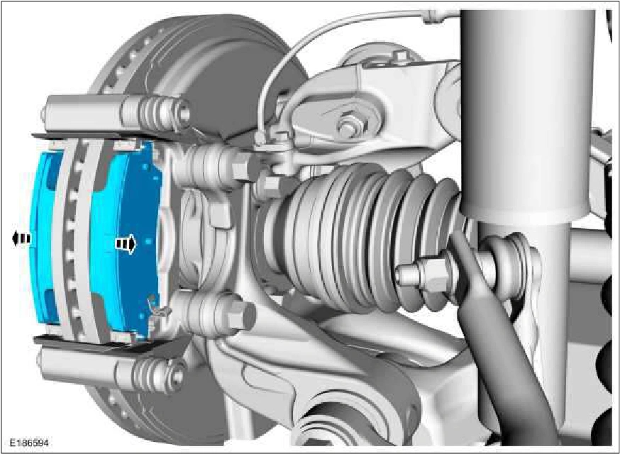 Brake Pads — original illustration 1, reference 2848
