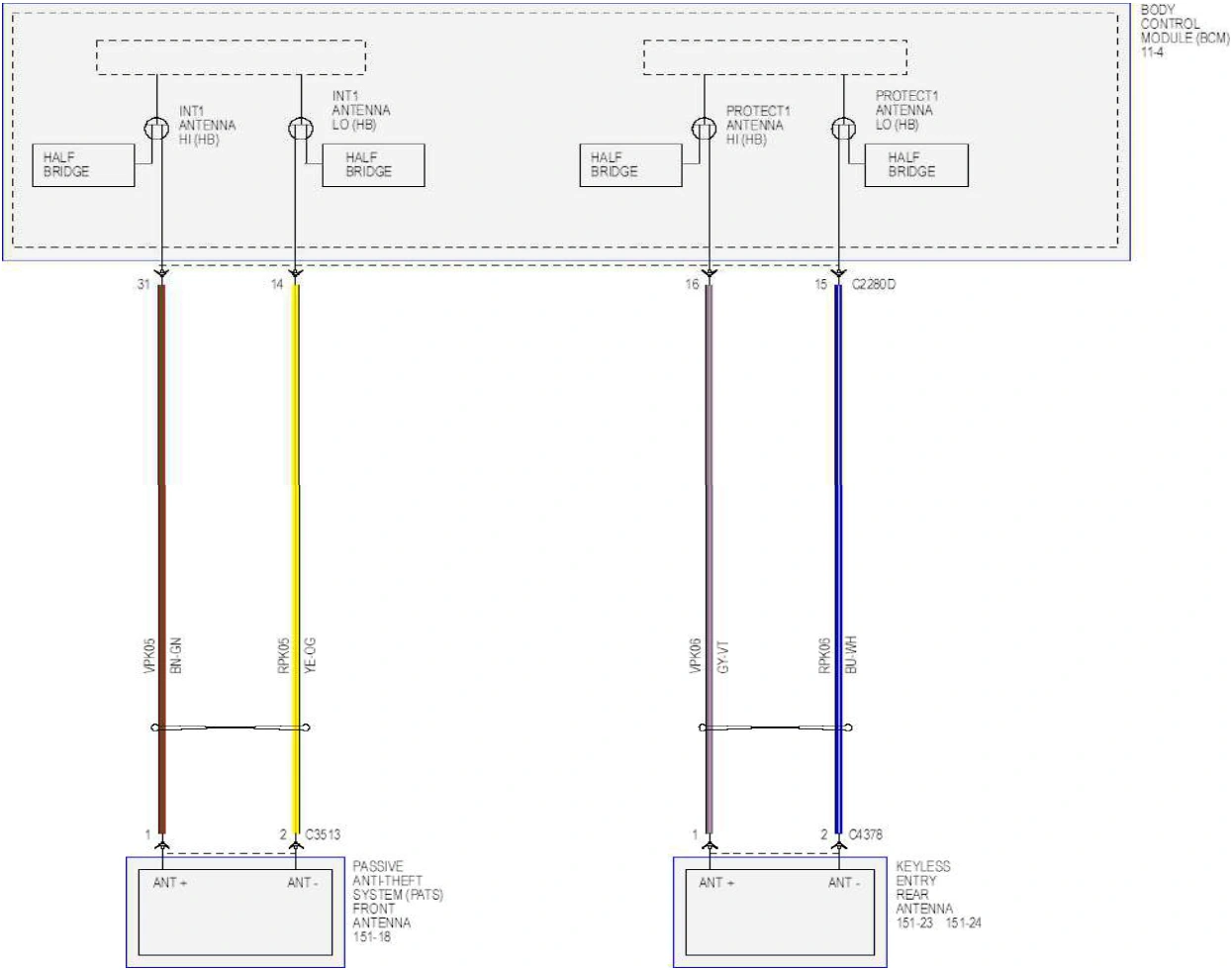 Wiring — original illustration 1, reference 6479