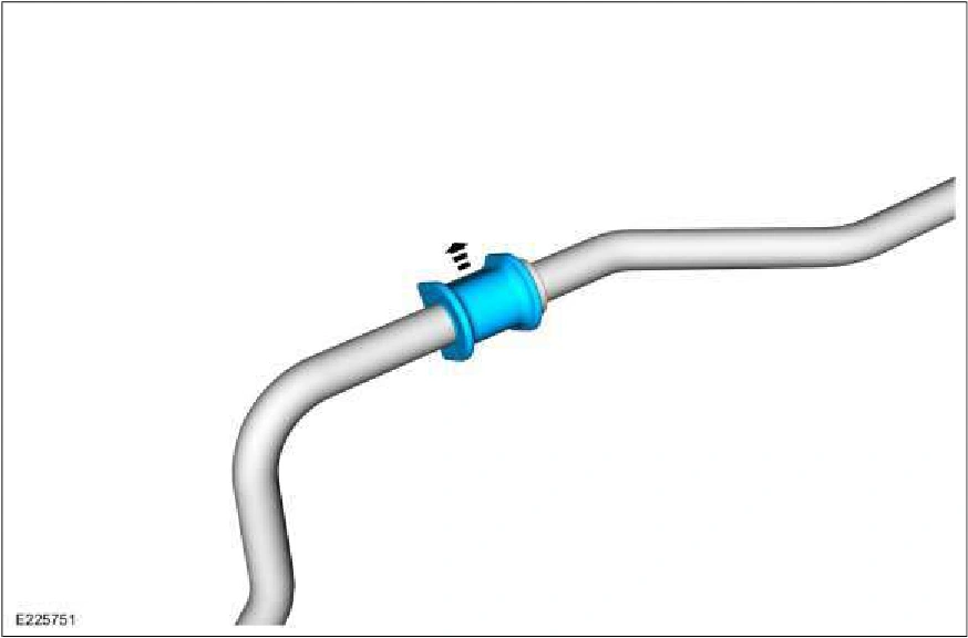 Rear Stabilizer Bar Bushing — original illustration 1, reference 2518
