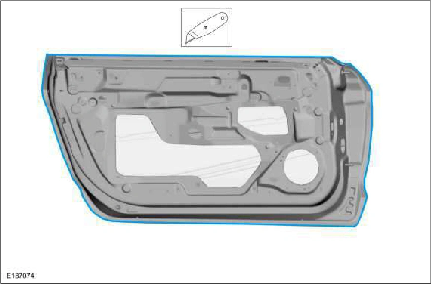 Front Door Skin Panel — original illustration 1, reference 2314