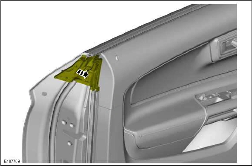 Front Door Upper Moulding — original illustration 1, reference 895