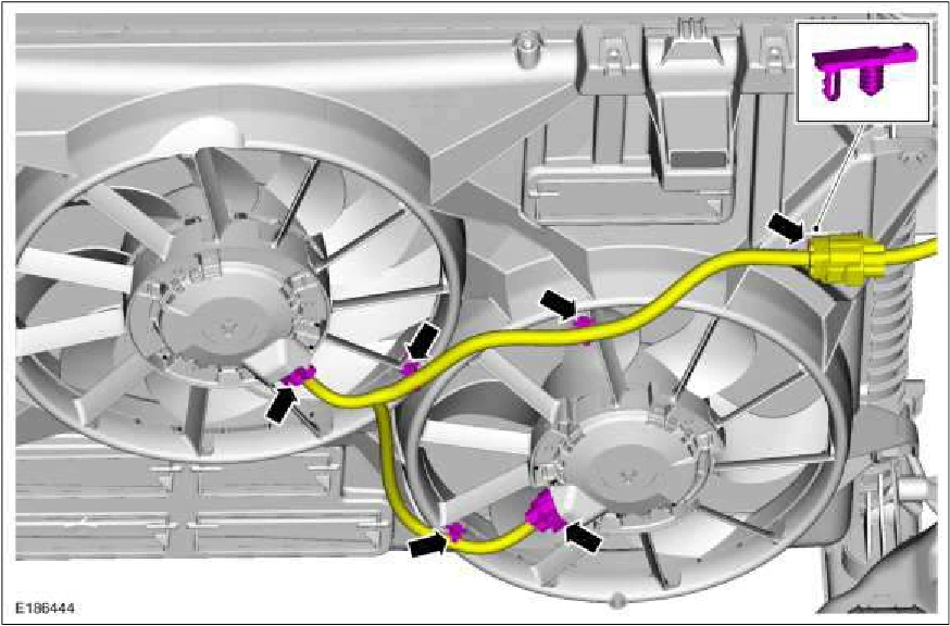 303-01C Engine Cooling - 5.0L — original illustration 1, reference 614