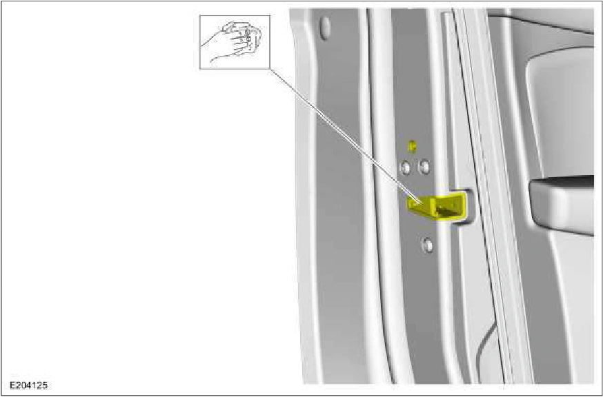 Door Latch Lubrication — original illustration 2, reference 1424