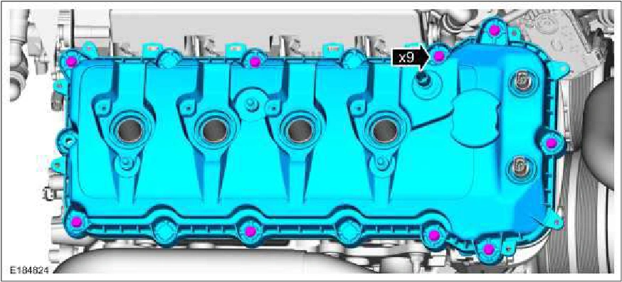Valve Cover RH — original illustration 2, reference 365