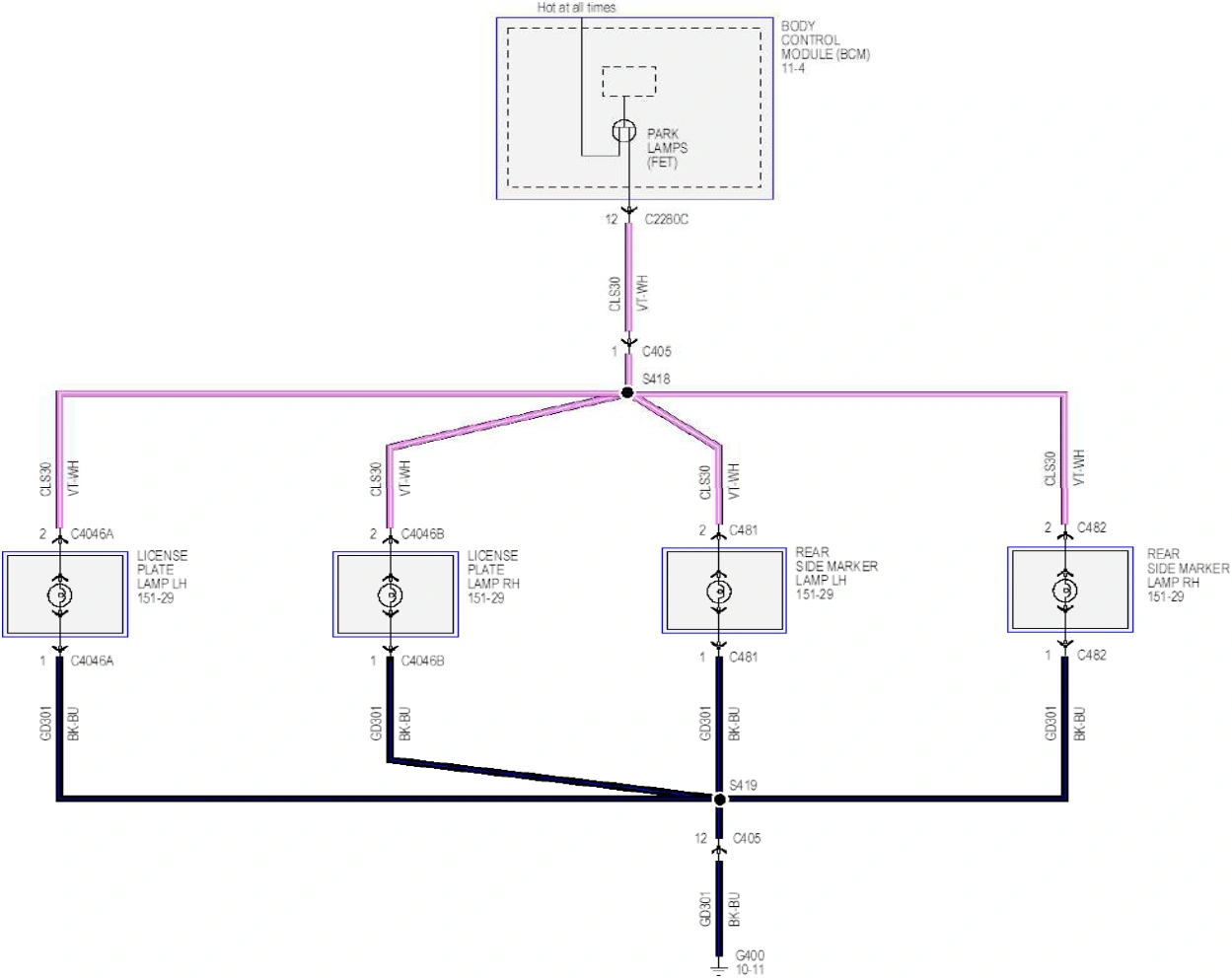 Wiring — original illustration 1, reference 6459