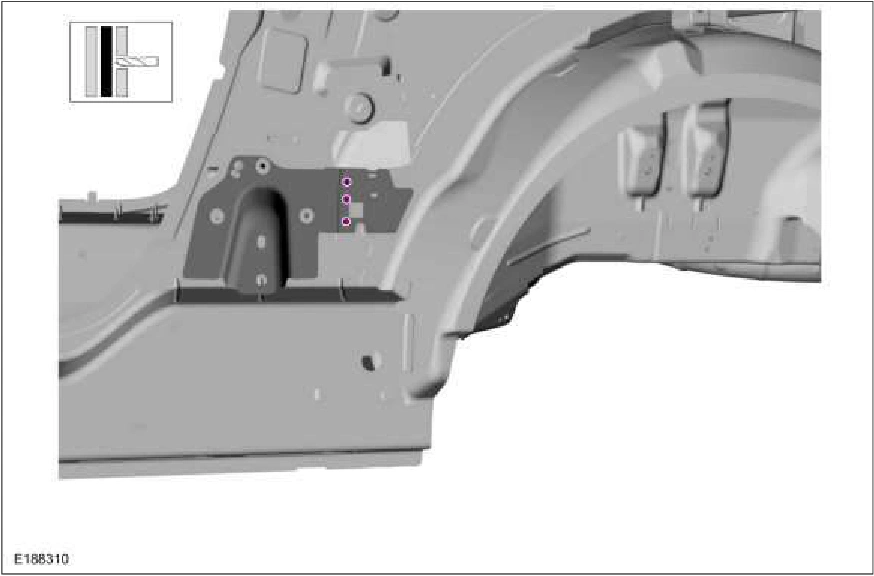 B-Pillar and Reinforcement - Coupe — original illustration 2, reference 2298