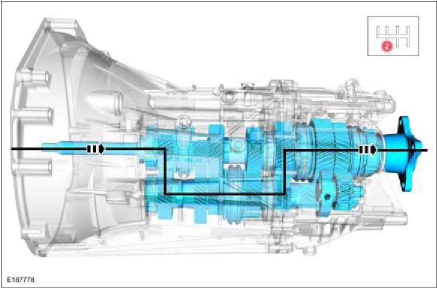 308-03A Manual Transmission - 6-Speed Manual Transmission -MT82 — original illustration 1, reference 3038