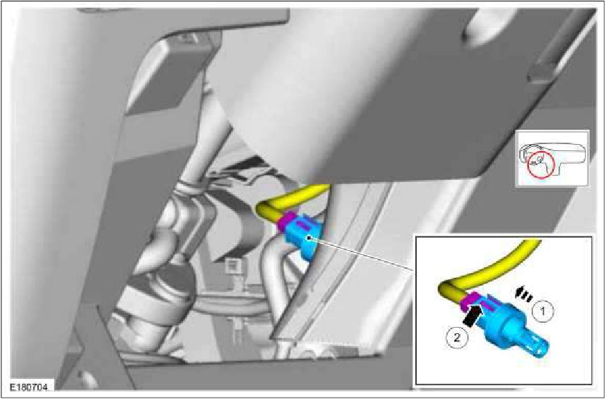 Footwell Air Discharge Temperature Sensor — original illustration 1, reference 3795