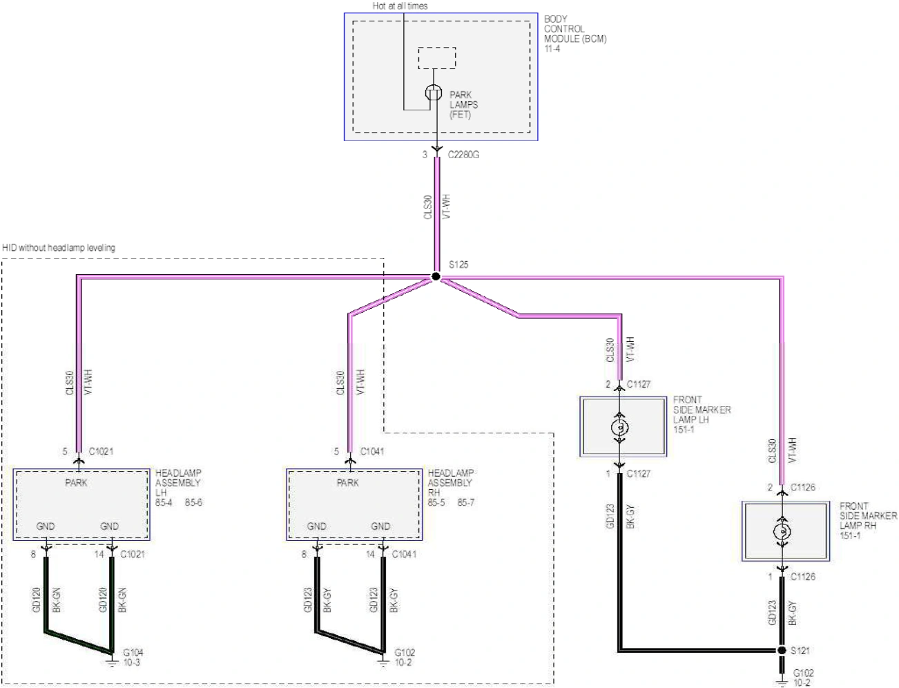 Wiring — original illustration 1, reference 6457