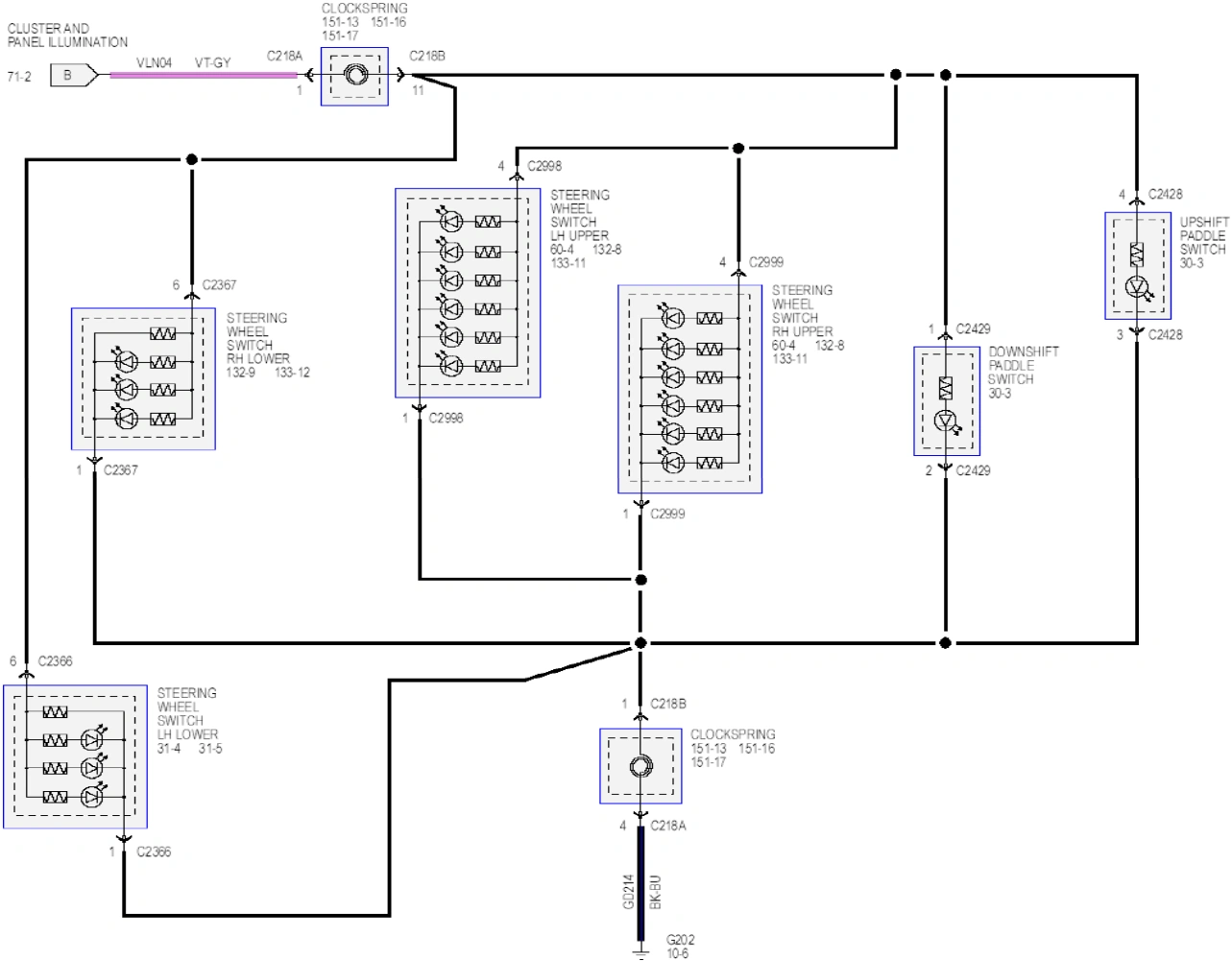 Wiring — original illustration 1, reference 6419