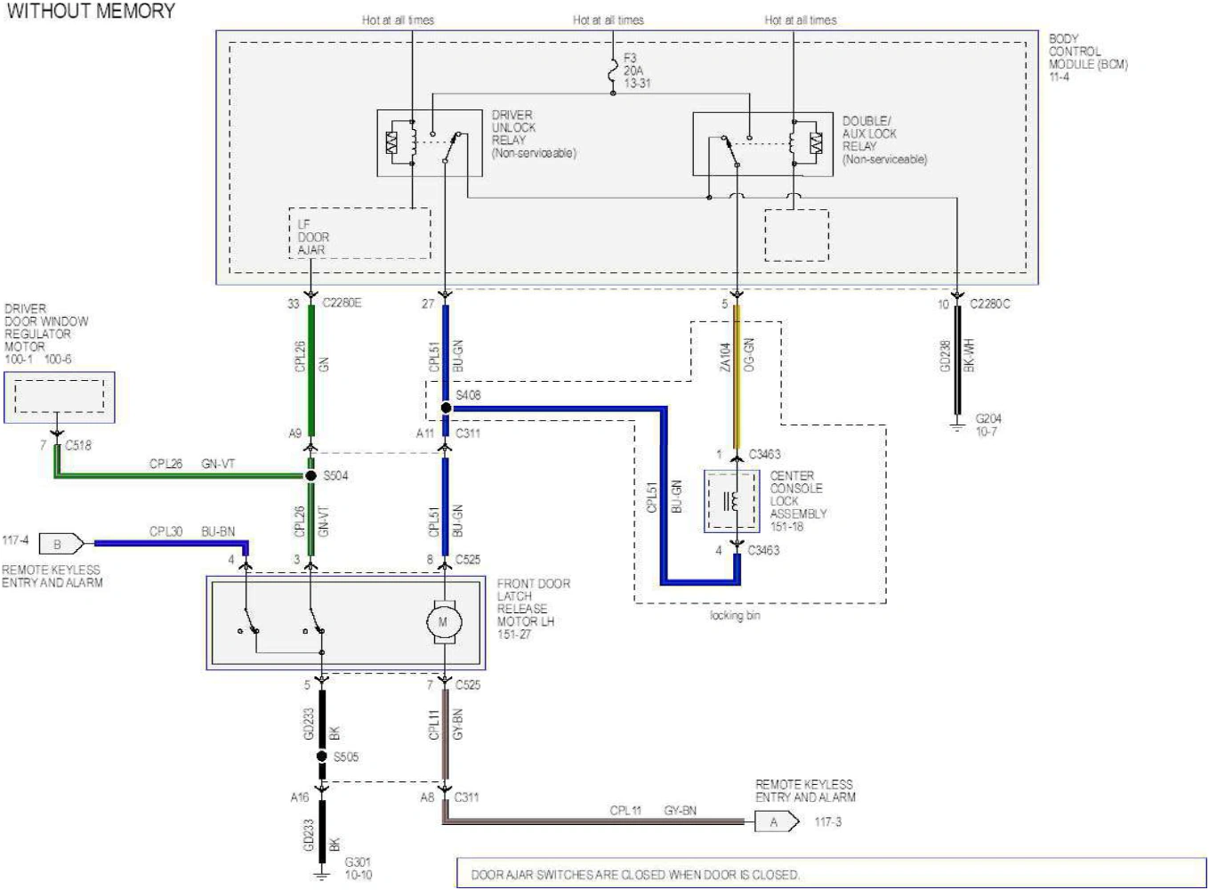 Wiring — original illustration 1, reference 6485