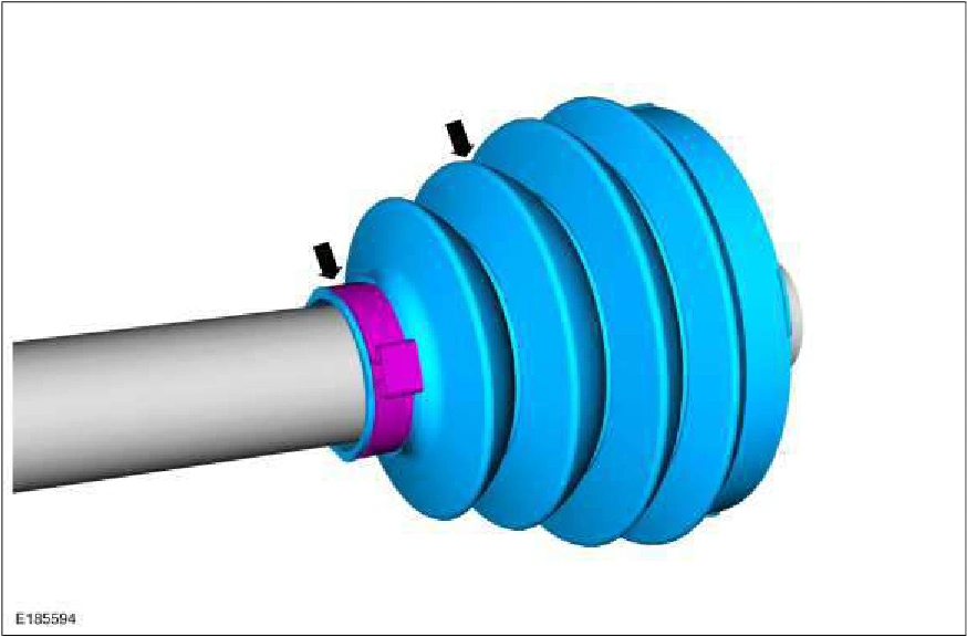 Inner Constant Velocity (CV) Joint Boot — original illustration 1, reference 2768