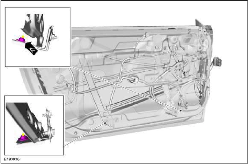 Door Window Glass Adjustment - Coupe — original illustration 1, reference 1255