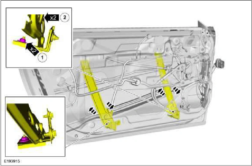Door Window Glass Adjustment - Coupe — original illustration 1, reference 1253