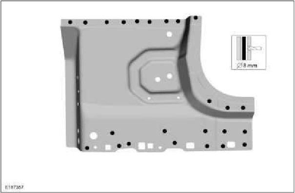 A-Pillar Outer Panel Section and Reinforcement — original illustration 1, reference 2287