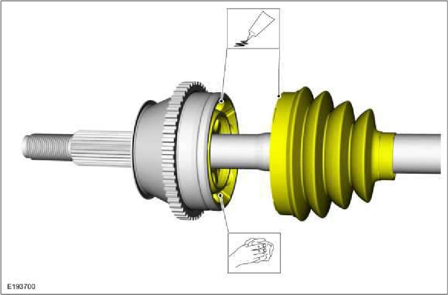Outer Constant Velocity (CV) Joint Boot — original illustration 1, reference 2772