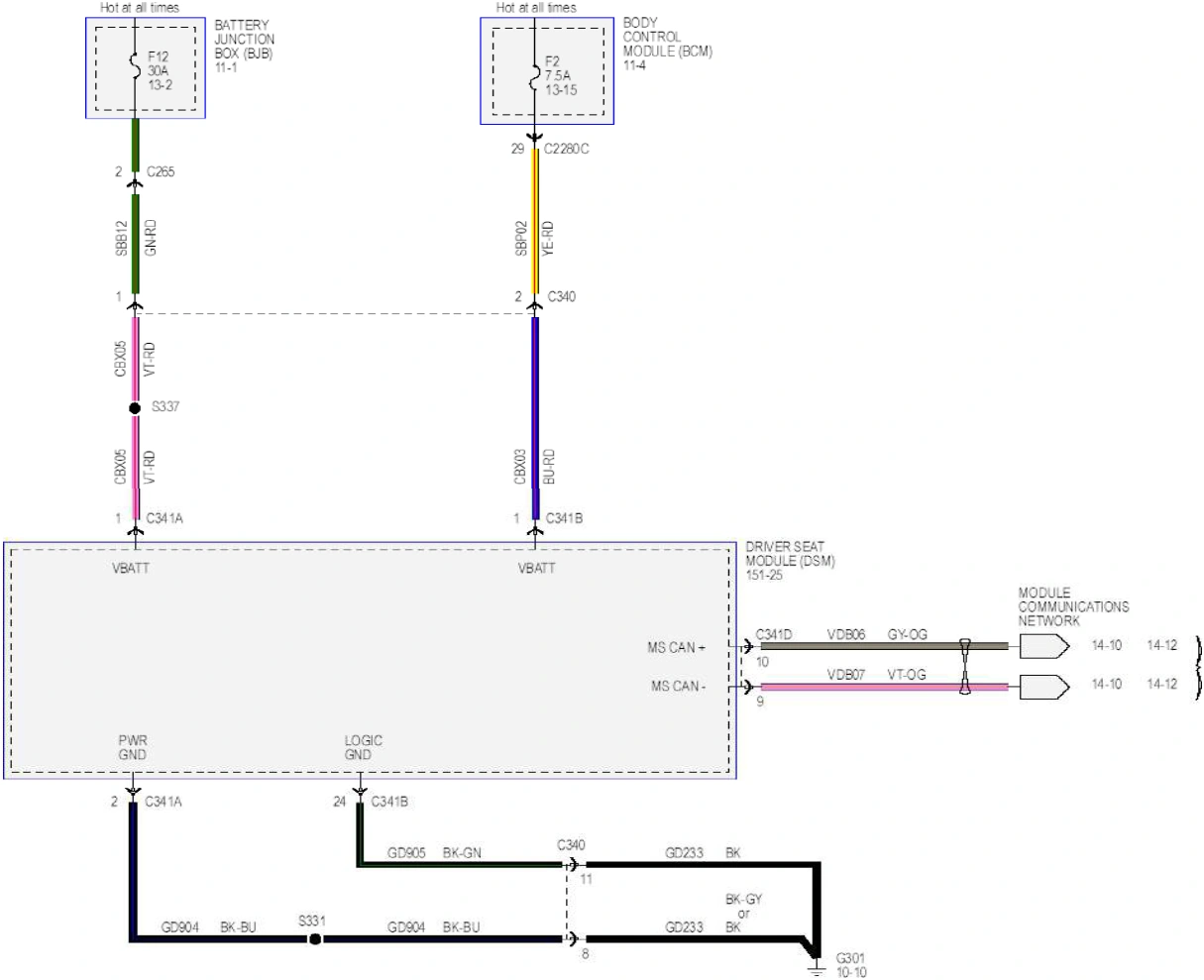 Wiring — original illustration 1, reference 6506