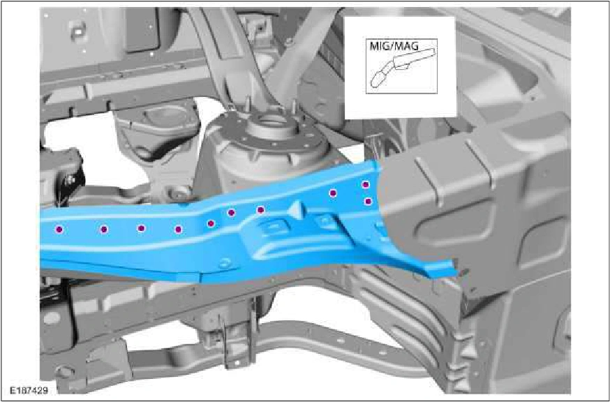 Fender Apron Panel Reinforcement — original illustration 1, reference 2246