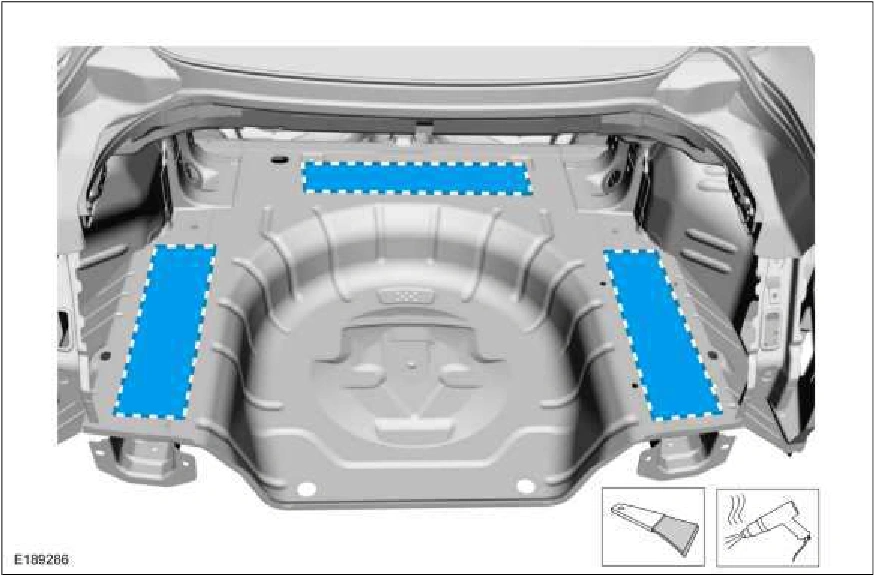 Rear Floor Panel — original illustration 1, reference 2360