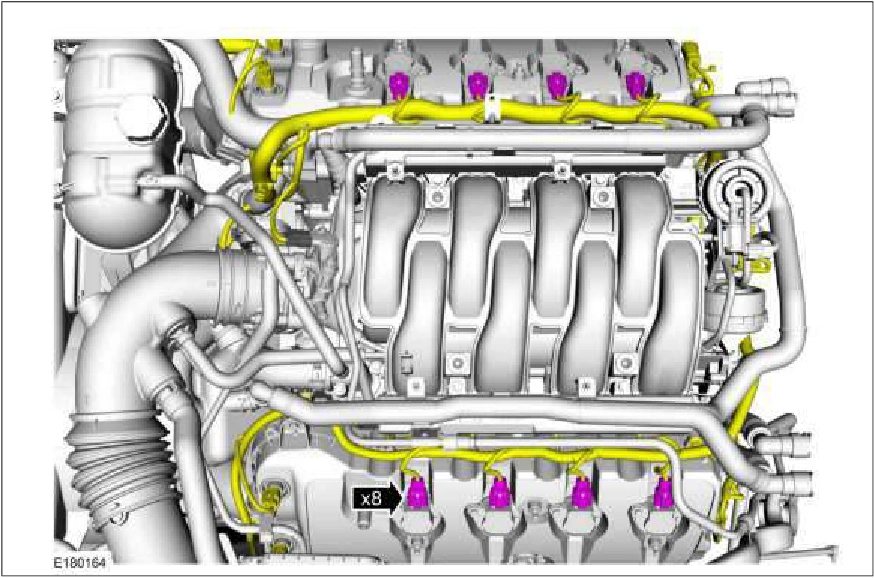 303-07C Engine Ignition - 5.0L — original illustration 2, reference 695