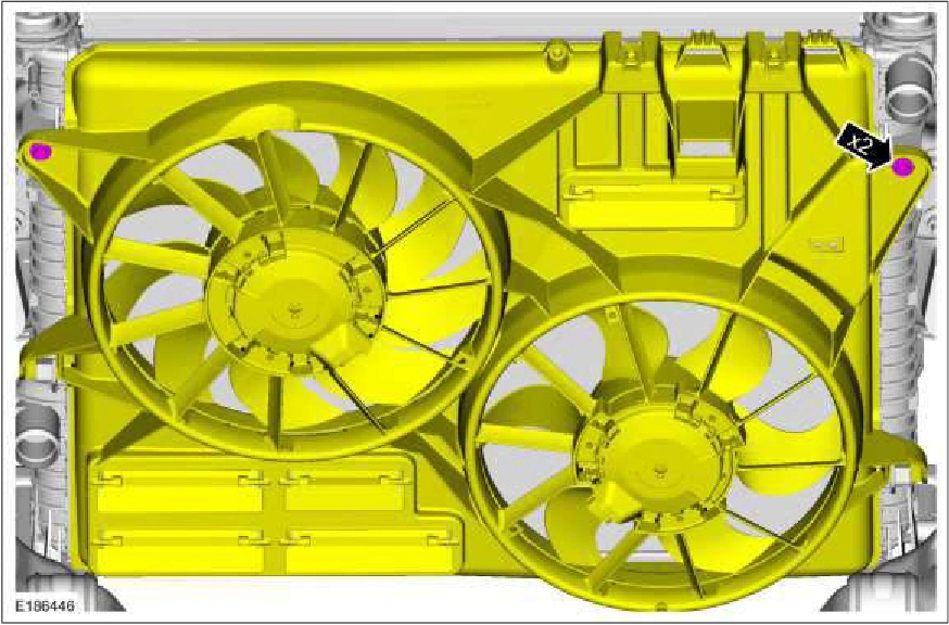 303-01C Engine Cooling - 5.0L — original illustration 2, reference 614