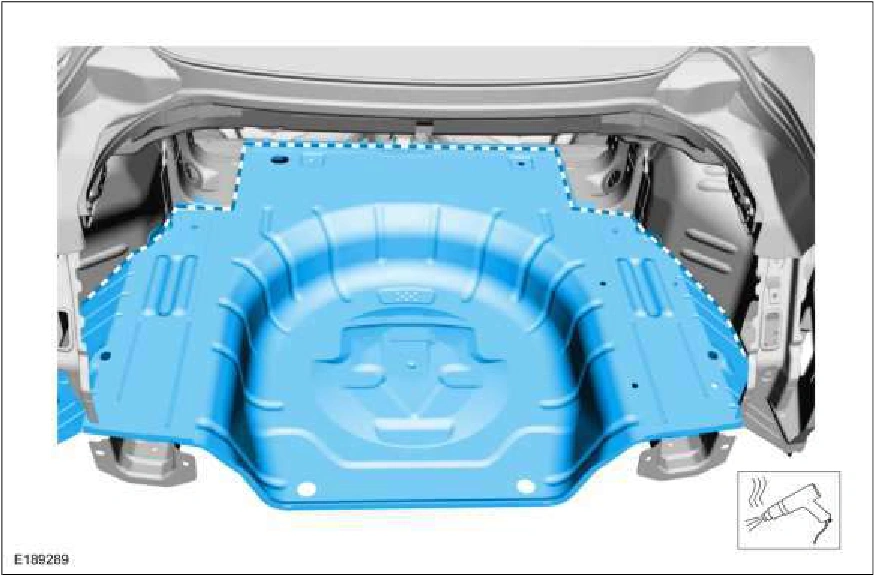 Rear Floor Panel — original illustration 1, reference 2362