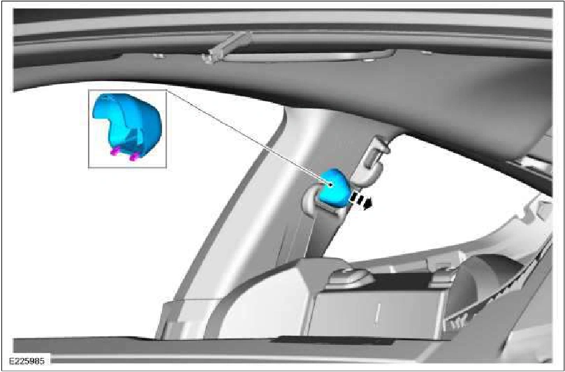 Rear Quarter Trim Panel — original illustration 1, reference 877