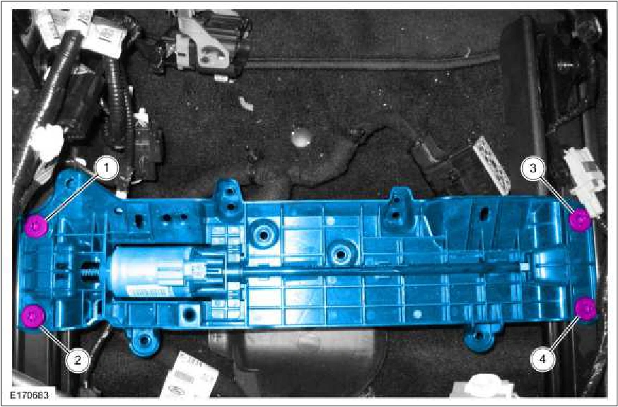 Front Seat Track Motor — original illustration 1, reference 1180