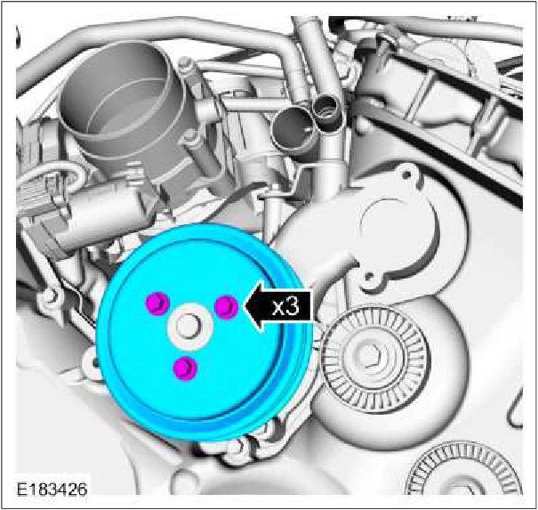 Engine Front Cover — original illustration 1, reference 207