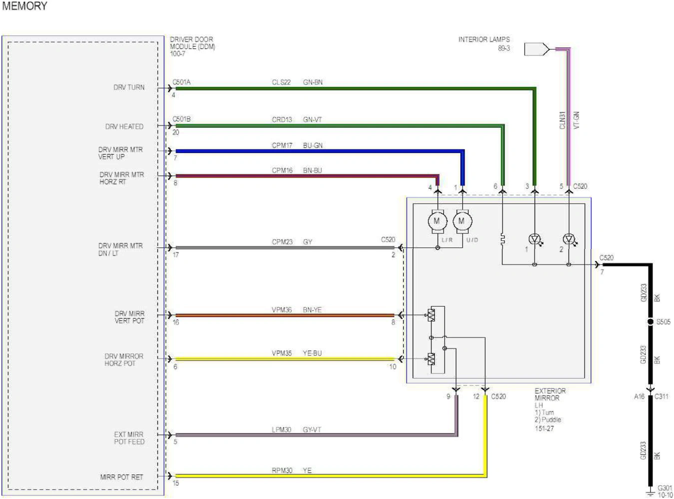 Wiring — original illustration 1, reference 6514