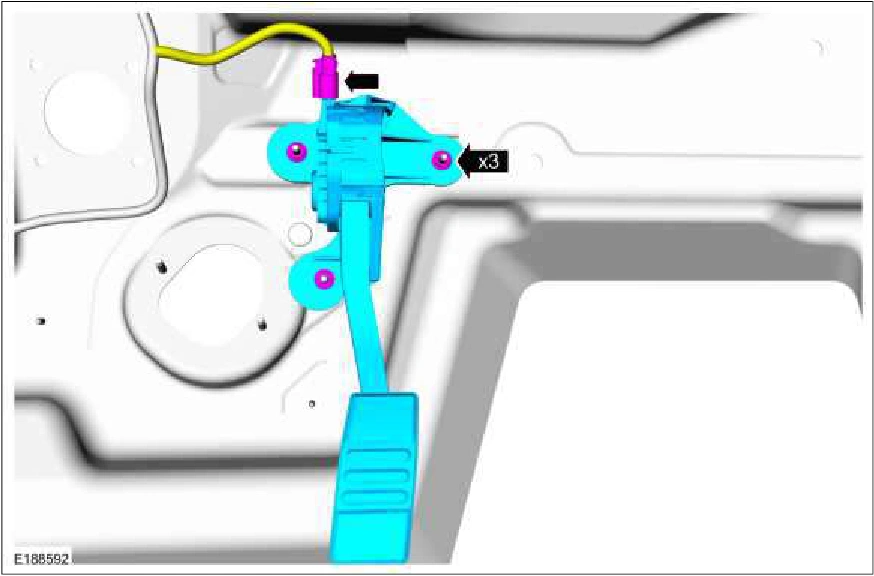 Accelerator Pedal — original illustration 1, reference 3299