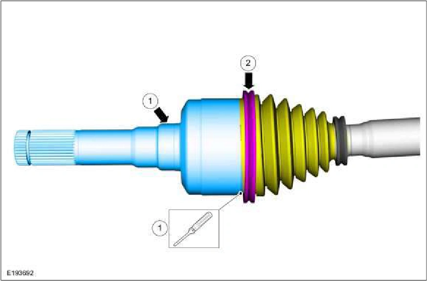 Inner Constant Velocity (CV) Joint Boot — original illustration 1, reference 2770