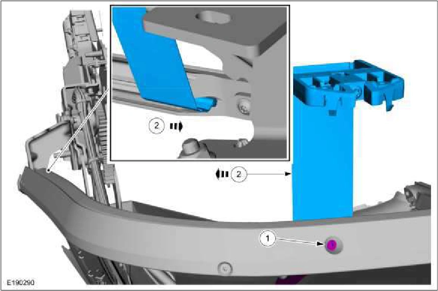 Convertible Top Tension Belt — original illustration 1, reference 1631