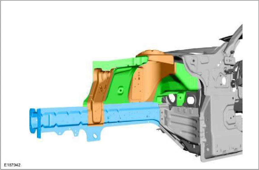 Front Side Member and Fender Apron Panel LH — original illustration 2, reference 2250