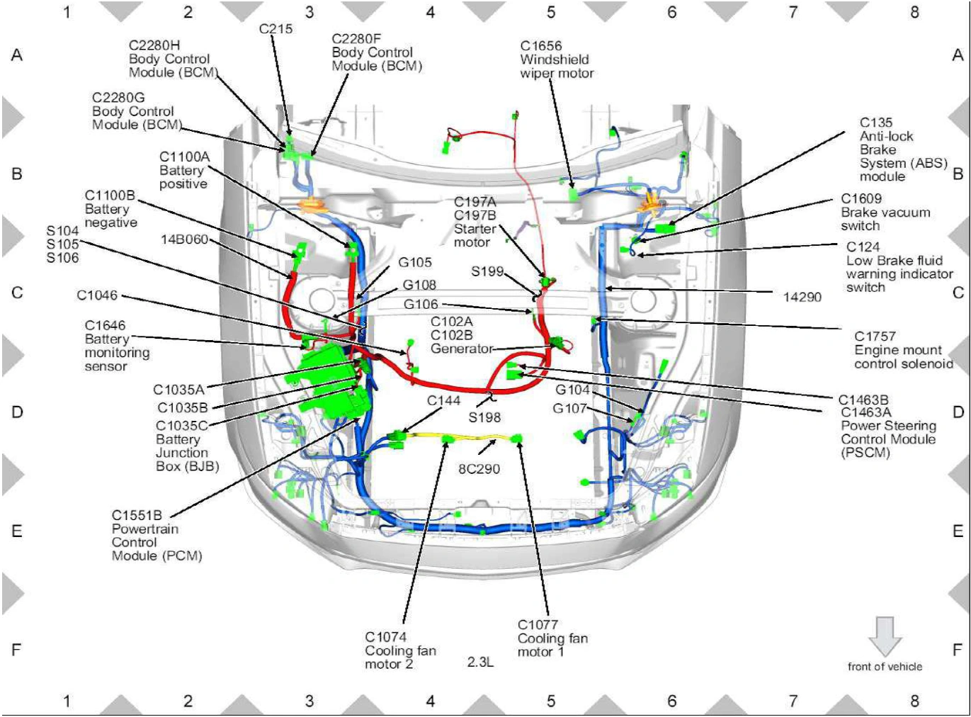 Wiring — original illustration 1, reference 6566