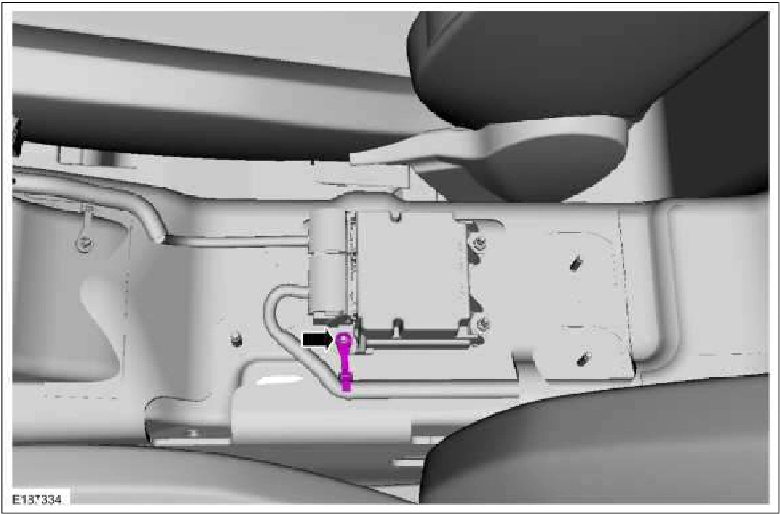 Restraints Control Module (RCM) — original illustration 1, reference 2158