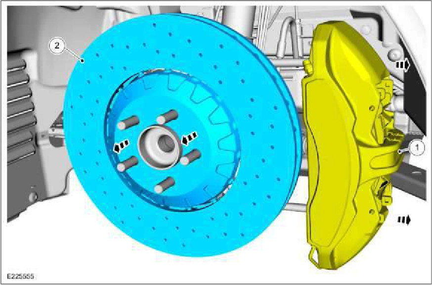 Brake Pads - Vehicles With: SVT Performance Package — original illustration 2, reference 2834