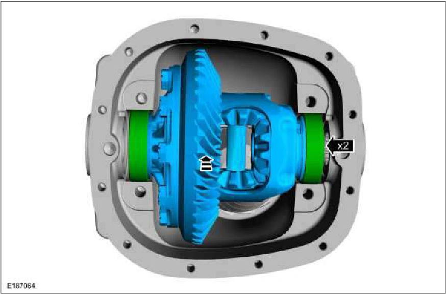 Ring Gear Backlash Adjustment — original illustration 2, reference 2694