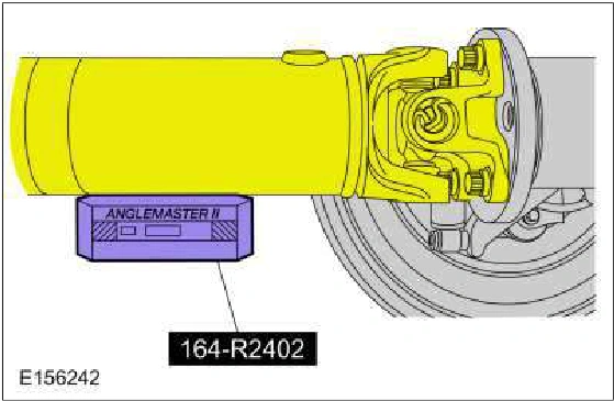 Driveshaft Angle Measurement — original illustration 2, reference 2645
