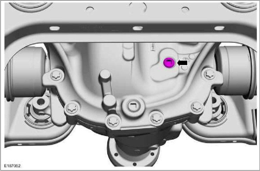 Axle and Differential Draining and Filling — original illustration 2, reference 2687