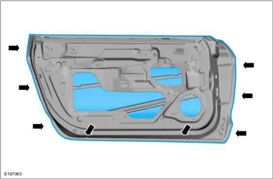 Front Door Skin Panel — original illustration 2, reference 2319