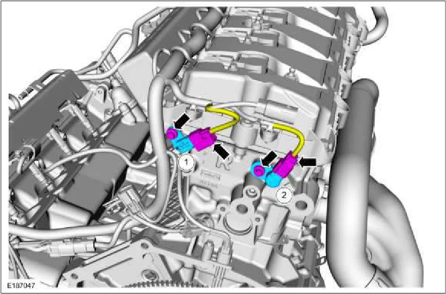 303-14C Electronic Engine Controls - 5.0L — original illustration 1, reference 756