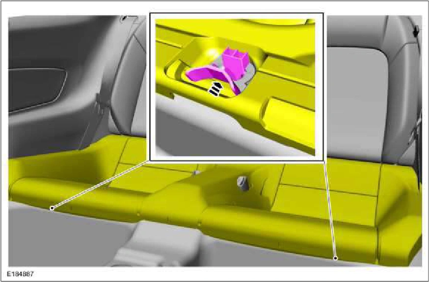 Rear Seat Cushion — original illustration 1, reference 1194